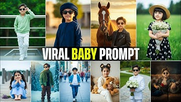 New Baby AI Photo Editing in Gemini | Trending Kids AI Photo Editing | Baby Ai Photo Editing Prompts