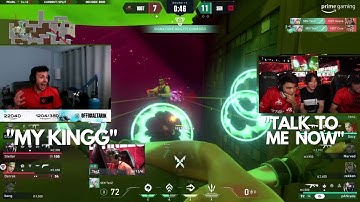 FNS Tarik & S0m React To TenZ INSANE 3k Into A 360° Right Click With Jett Knives VS 100t