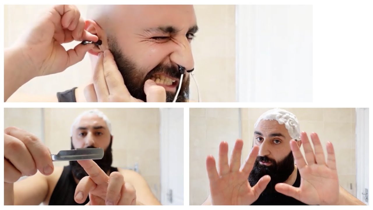 Head shave and Ear wax barber Turko