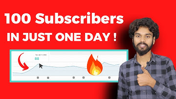 How to get First 100 Subscribers Just - In A Day in 2022 (100% GUARANTEED) 🔥