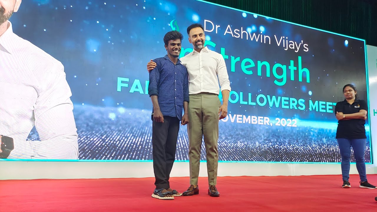Ashwin Rangavajjula Dr Ashwin Vijay , in strength, fans and followers meet at kalaivanar ...