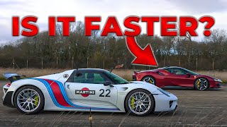 Ultimate Speed Battle: Ferrari SF90 vs Porsche 918 Spyder by HYPERboost 1,758 views 1 month ago 8 minutes, 1 second