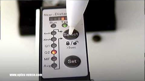 Optex FA: CD33 Series - Two-Output Set-Up