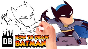 How To Draw Batman from Dark Knight | 4 kids