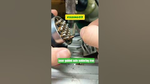 laser guided soldering iron satisfying performance. #satisfying #automaticsolderingiron #diy