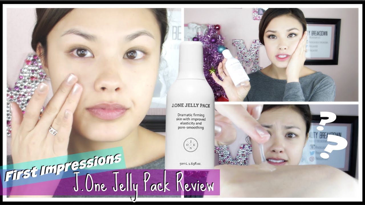 First Impressions J One Jelly Pack Review 하지원 뷰티 시크릿 Youtube