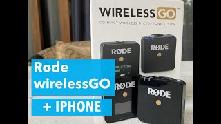 RODE Wireless GO - обзор микрофона. Как подключить к iPhone (4K)
