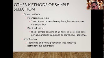 Auditing   Ch 6 - Audit Sampling