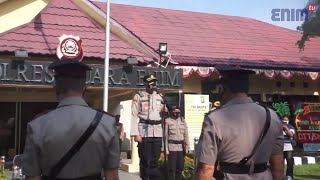 Upacara Sertijab Kasat Intelkam dan Kasat Binmas Polres Muara Enim Upacara Sertijab Kasat Intelkam dan Kasat Binmas Polres Muara Enim