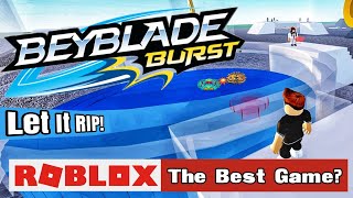 Is this the Best New ROBLOX Beyblade Game? BEYBLADE PHYSICS - Real Burst Beys! screenshot 3