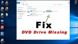 fix cd/dvd drive missing in windows 7/8/10