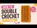 Double crochet tutorial #crochet #crochettutorial #doublecrochet #viral #crochetloop #crocheting