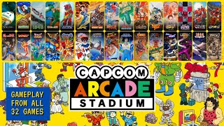 Capcom Arcade Stadium | Switch, PS4, Xbox One, PC | Gameplay from all 32 Games