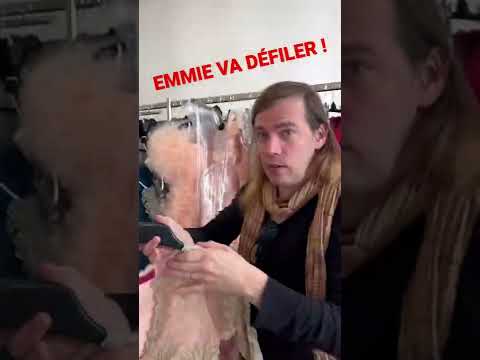 Quand Emmie prépare le défilé de CHRISTOPHE GUILLARMÉ ! #short #shorts #model #fashion