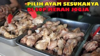 Sop Merah Jogja - Nikmat nya Kuah Ayam Pedes