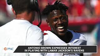 Antonio Brown Expresses Interest In Playing With Lamar Jackson