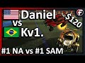 Daniel vs Kv1 | Rank 1 NA vs Rank 1 SAM | Rocket League 1v1