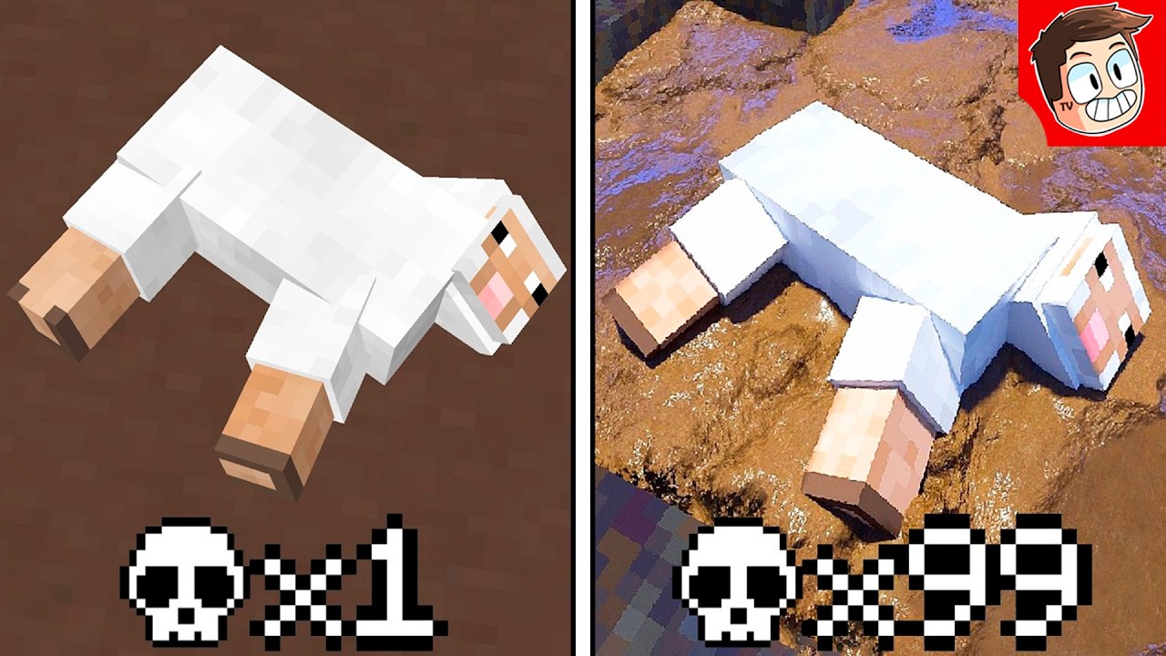 A Cada MORTE o Minecraft Fica MAIS REALISTA!