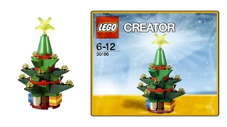 Обзор новогодней ёлки из lego