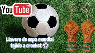 ⚽️🇲🇽Ya empezó el mundial 🇲🇽⚽️  llavero tejido a crochet #copamundial