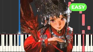 Midu Echoing - YANGYINYUE (弥渡山歌) Easy Piano Tutorial + Sheet Music