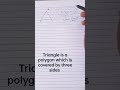 Triangle | definition of triangle| #shorts #shortvideo #education #mathematics #triangle #basics