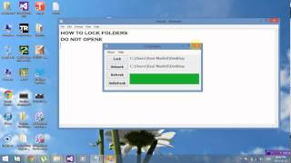 C# Folder Locker Via Password