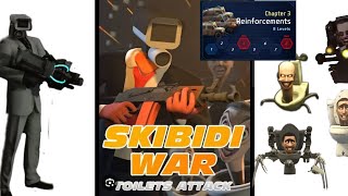 Skibidi Toilet 🚽 vs 📸 camera man battle || Skibidi war chapter 3 game play