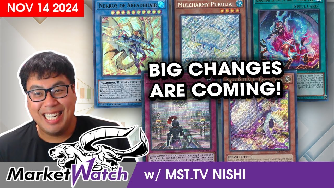 Big Changes are Coming to Destroy the Market! Yu-Gi-Oh! Market Watch  November 14 2024