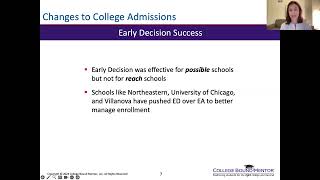 College Admissions Trends Webinar