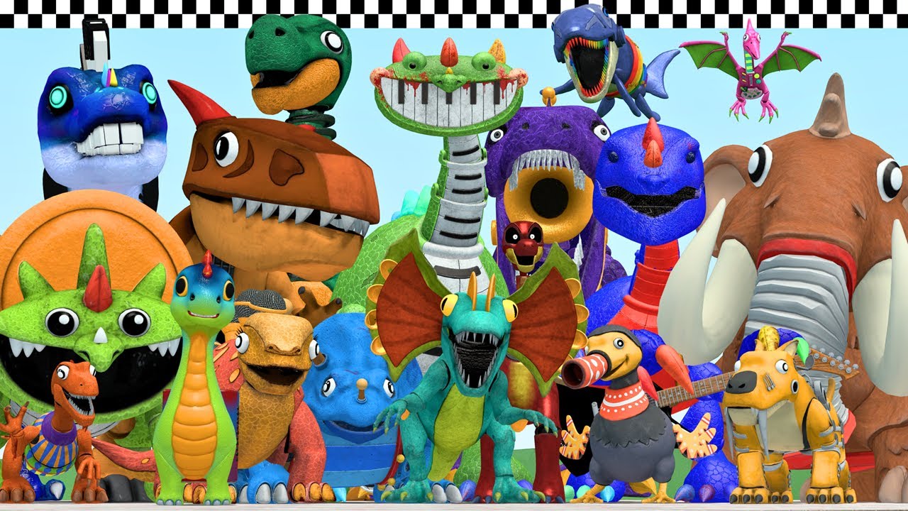 Who Is The Fastest In All Dino Toy Pianosaurus Family Poppy Playtime 5 Fanmade In Garry's Mod?