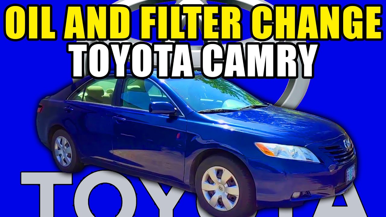 Toyota Camry Oil Change - Step-by-Step Guide - 2007-2011 - YouTube