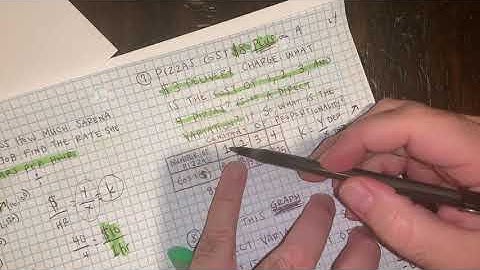 7th Grade Math - Chap. 1, Les. 9 - Direct Variation - Pt. 4: Determining Direct Variation