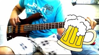 Video thumbnail of "Ráfaga Una Cerveza cover bajo"