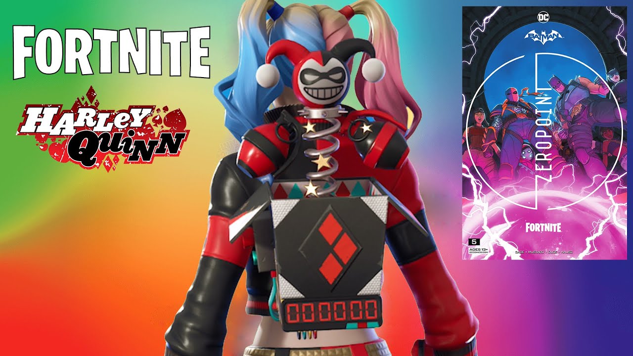 Fortnite Harley Quinn's Revenge Backbling Preview YouTube