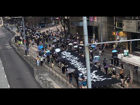【直播】10.5香港反“禁蒙面”恶法游行 香港现场