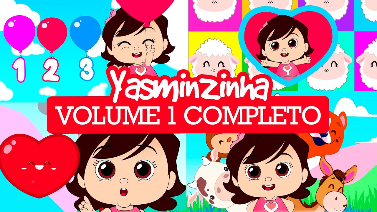 ⁣Yasminzinha - Volume 1 - Completo - Música Gospel Infantil - Desenho