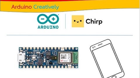 || Send data with sound || How to use Chirp with Arduino Nano 33 ble sense || ส่งข้อมูลผ่านเสียง ||