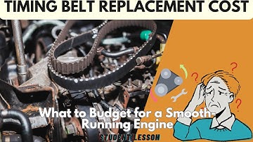 Timing Belt Replacement: Price Breakdown & Warning Signs!"