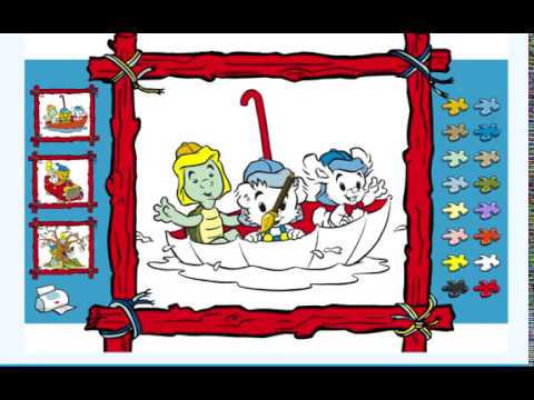 Bamse - coloring 1 - YouTube
