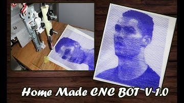 CNC Pen Plotter Draws Cristiano Ronaldo