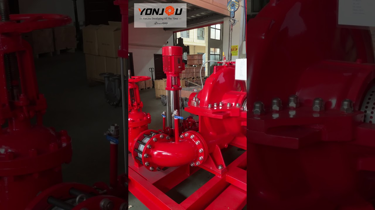 NFPA20 International Standard Skid-Mounted Firefighting Pump System