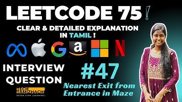 🚀 Solved LeetCode 75: Nearest Exit from Entrance in Maze | Python + Java | Step-by-Step Explanation