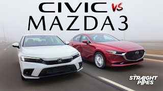 2024 Honda Civic vs Mazda3  Best Car for $30,000?