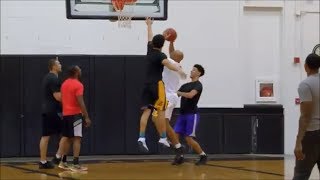 LAVAR BALL gets SCHOOLED by His Three Sons in a Game of Pickup
