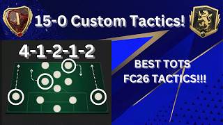 MY 15-0 41212 CUSTOM TACTICS!🔥BEST FC26 TACTICS!