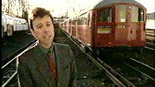 Red 1938 stock tube trains return to the Underground - report from LWT 6 O&#39;Clock Show, 1986