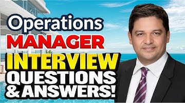Operations Manager Interview Questions and Answers 2025!