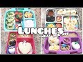 Bento styled school lunches +what she ate - Bella Boo's Lunches