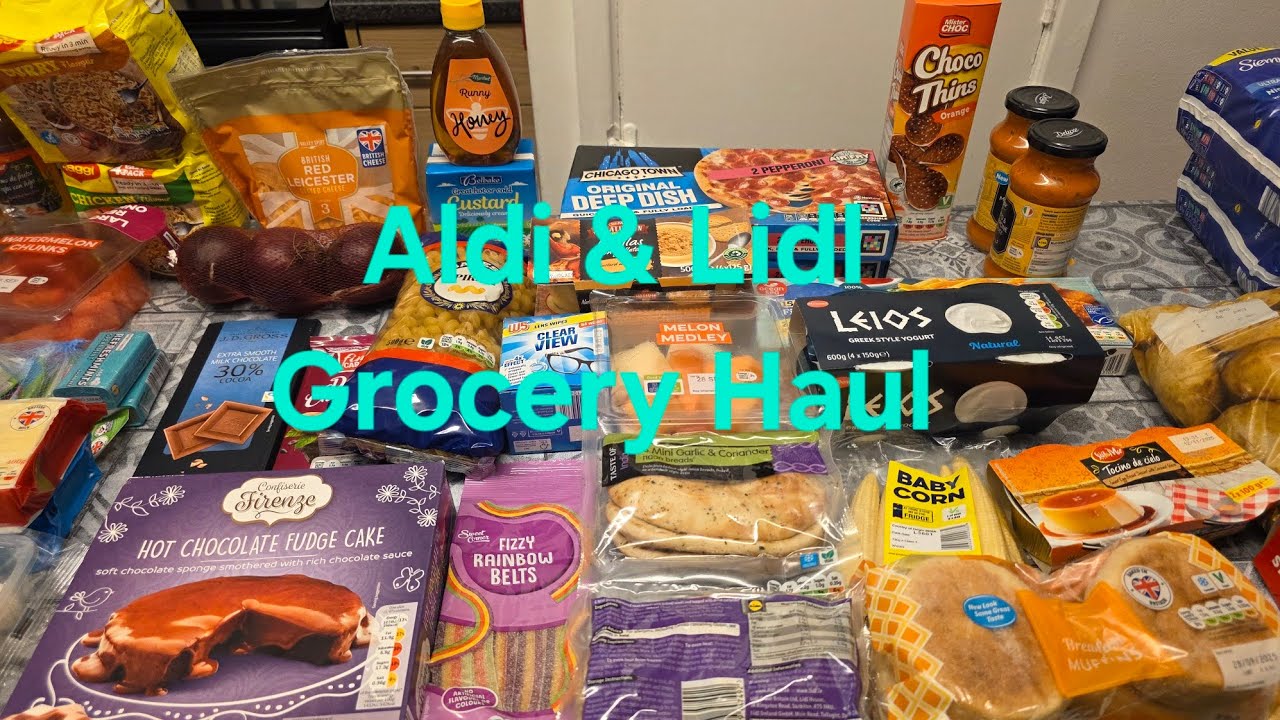 | Aldi & Lidl Grocery Haul | With Prices | Family Of 7 |